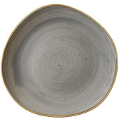 Churchill SPGSOG111 Stonecast Grey Organic Round Plate 28.6cm