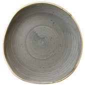 Stonecast Grey Organic Round Plate 18.6cm