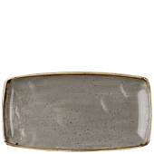 Churchill SPGSOP141 Stonecast Grey Oblong Plate 35x18.5cm
