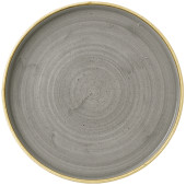 Churchill Stonecast Grey Walled Plate 8.67"