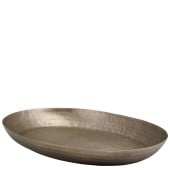 GenWare Vintage Hammered Aluminium Oval Platter 43.5x32.5cm/17x13"