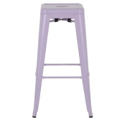 Bolero Bistro Metal High Stools Lilac Pop (Pack of 4)