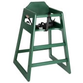 Bolero Wooden Highchair Forest Green