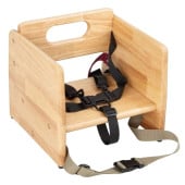 Bolero Booster Seat Natural Wood
