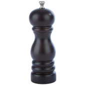 Brown Rubber Wood Peppermill 6"