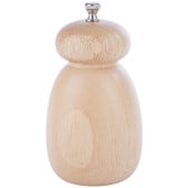 Natural Rubber Wood Pepper Mill 5"
