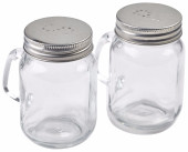 Mason Jar Salt & Pepper Set (Pack of 3)
