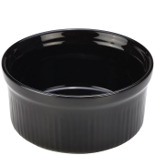 Genware Stoneware Ramekin 9.5cm/3.75" Black (Pack of 12)