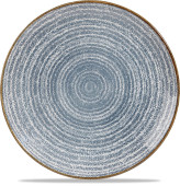 Studio Prints Homespun Slate Blue Coupe Plate 26cm