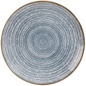 Churchill Studio Prints Homespun Slate Blue Coupe Plate 28.8cm/11.31" (Pack of 12)