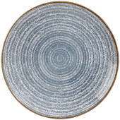 Churchill Studio Prints Homespun Slate Blue Coupe Plate 21.7cm/8.5" (Pack of 12)