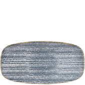 Churchill Studio Prints Homespun Slate Blue Chefs Oblong Plate 15.3 x 29.8cm/6 x 11.69" (Pack of 12)