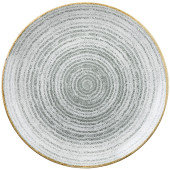 Churchill Studio Prints Homespun Stone Grey Coupe Plate 28.8cm/11.31" (Pack of 12)
