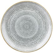 Churchill Studio Prints Homespun Stone Grey Coupe Plate 16.5cm/6.44" (Pack of 12)