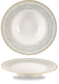 Studio Prints Homespun Stone Grey Wide Rim Bowl 24cm 28.4cl
