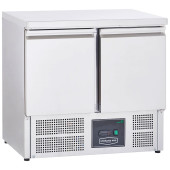 Sterling Pro 2 Door Counter Fridge Stainless Steel 240 Litres