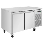 Polar U-Series Double Door Counter Fridge Freezer 124 Litre