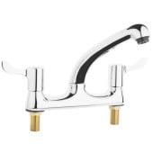 Vogue Twin Mixer Lever Tap Deck Mounted