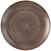 Churchill Stonecast Raw Brown Evolve Coupe Plate 21.7cm/8.67" (Pack of 12)