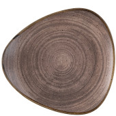 Churchill Stonecast Raw Brown Lotus Plate 26.5cm/10" (Pack of 12)