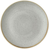 Churchill Stonecast Raw Grey Evolve Coupe Plate 26cm/10.25" (Pack of 12)