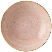 Churchill Stonecast Raw Terracotta Coupe Bowl 18.4cm/7.25" - Overhead