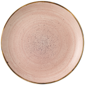 Churchill Stonecast Raw Terracotta Coupe Plate 22cm/8.67" - Overhead