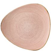 Churchill Stonecast Raw Terracotta Lotus Plate 23cm/9" - Overhead
