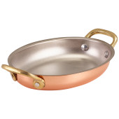 GenWare Copper Plated Oval Dish 16.5 x 12.5cm/6.5 x 5" (Pack of 6)