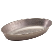 GenWare Vintage Steel Oval Dish 17.5 x 11cm (Pack of 6)