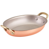 GenWare Copper Plated Oval Dish 18.5 x 13.5cm/7.3 x 5.3" (Pack of 6)