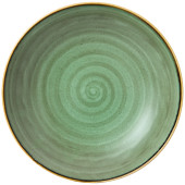 Churchill Stonecast Samphire Green Coupe Pasta Bowl 12 Ich (Pack of 6)