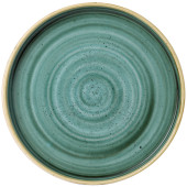 Churchill Stonecast Samphire Green Walled Plate 8.67 Ich (Pack of 6)