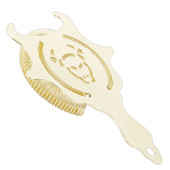 Hawthorne Bull Gold Cocktail Strainer