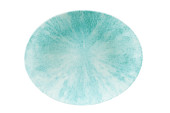 Studio Prints Stone Aquamarine Oval Coupe 31.7x25.5cm