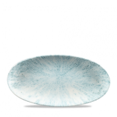 Churchill Studio Prints Stone Aquamarine Oval Plate 11.8x5.75"