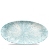 Churchill Studio Prints Stone Aquamarine Oval Plate 13.75x6.75"