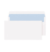 Envelopes Self Seal 80gsm White DL (Pack of 1000)