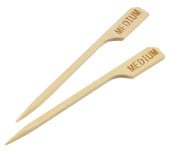 Bamboo Steak Markers Medium