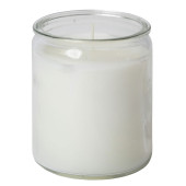 Glass Jar Candles Clear 50 Hour (Pack of 8)
