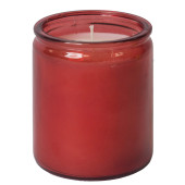 Glass Jar Candles Red 50 Hour (Pack of 8)