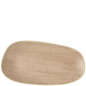 Churchill Stonecast Truffle Opal Organic Oblong Platter 35 x 18.5cm (Pack of 6)