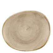 Churchill Stonecast Truffle Opal Organic Plate 18.5cm/7.3" (Pack of 12)