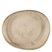 Churchill Stonecast Truffle Opal Organic Plate 26cm/10.2" (Pack of 12)