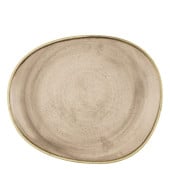 Churchill Stonecast Truffle Opal Organic Plate 28cm/11" (Pack of 12)