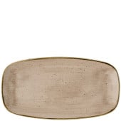 Churchill Stonecast Truffle Chefs Oblong Plate 35.5cm x 18.9cm/13.875 x 7.375" (Pack of 6)