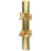 14" Sovereign Gold Hand Made Christmas Crackers with Gift (Pack of 25)