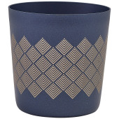 GenWare Metallic Blue Diamond Serving Cup 8.5 x 8.5cm (Pack of 12)