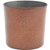 Stainless Steel Serving Cup 8.5cm/3.5" Hammered Copper (Pack of 12)