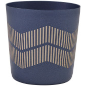 GenWare Metallic Blue Lined Serving Cup 8.5 x 8.5cm (Pack of 12)